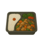 食事シリーズ お弁当 ガッツリ系（個別スタンプ：8）
