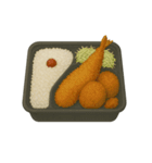 食事シリーズ お弁当 ガッツリ系（個別スタンプ：10）