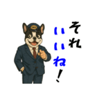フレンチブルのタクシードライバー1（個別スタンプ：15）