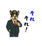 フレンチブルのタクシードライバー1（個別スタンプ：16）