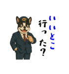 フレンチブルのタクシードライバー1（個別スタンプ：18）