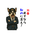 フレンチブルのタクシードライバー1（個別スタンプ：37）