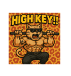 ムキ！マッスルキャッツ（個別スタンプ：14）
