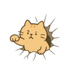 画面で遊んでいる猫（個別スタンプ：4）