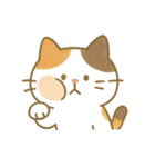 画面で遊んでいる猫（個別スタンプ：7）