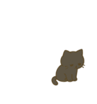 画面で遊んでいる猫（個別スタンプ：23）