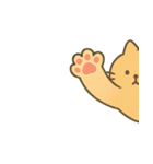 画面で遊んでいる猫（個別スタンプ：28）