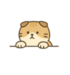 画面で遊んでいる猫（個別スタンプ：33）