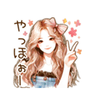 頑張るオトナ女子の日常‎③スイーツ♡（個別スタンプ：2）