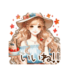 頑張るオトナ女子の日常‎③スイーツ♡（個別スタンプ：19）