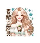 頑張るオトナ女子の日常‎③スイーツ♡（個別スタンプ：22）