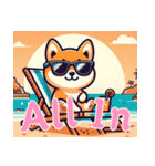 柴犬ベビーの株探検記 (にほんご) Ver6（個別スタンプ：8）