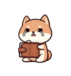 柴犬ベビーの株探検記 (にほんご) Ver6（個別スタンプ：34）