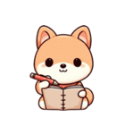 柴犬ベビーの株探検記 (にほんご) Ver6（個別スタンプ：35）