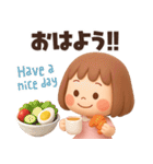 【3D】ずっと使える感情編★ぶちゃこの日常（個別スタンプ：1）