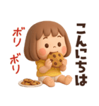 【3D】ずっと使える感情編★ぶちゃこの日常（個別スタンプ：5）