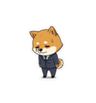 ビジネス柴犬シュウイチ第4弾スタンプ（個別スタンプ：3）