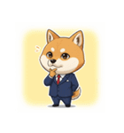 ビジネス柴犬シュウイチ第4弾スタンプ（個別スタンプ：30）