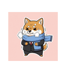 ビジネス柴犬シュウイチ第4弾スタンプ（個別スタンプ：36）