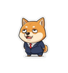 ビジネス柴犬シュウイチ第4弾スタンプ（個別スタンプ：40）
