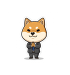 ビジネス柴犬シュウイチ第5弾スタンプ（個別スタンプ：1）
