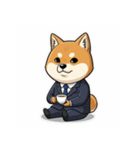 ビジネス柴犬シュウイチ第5弾スタンプ（個別スタンプ：3）
