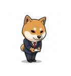 ビジネス柴犬シュウイチ第5弾スタンプ（個別スタンプ：4）