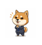 ビジネス柴犬シュウイチ第5弾スタンプ（個別スタンプ：6）