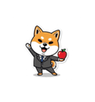 ビジネス柴犬シュウイチ第5弾スタンプ（個別スタンプ：12）