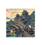江戸機関城『将軍鉄道』発進‼️（個別スタンプ：7）