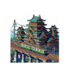 江戸機関城『将軍鉄道』発進‼️（個別スタンプ：14）