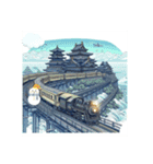 江戸機関城『将軍鉄道』発進‼️（個別スタンプ：15）