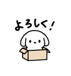 シンプルいぬくんの日常スタンプ（個別スタンプ：14）