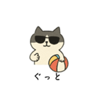 ちょっとイラつく返事の猫さん（個別スタンプ：11）