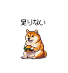食べるの大好き太っちょ柴犬 グルメ（個別スタンプ：10）