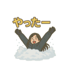 毎週末スキーヤー 第1弾（個別スタンプ：8）