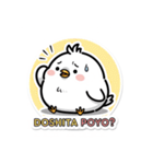 ぽよちゃん第1弾★ぽよぽよ癒しひよこ（個別スタンプ：4）