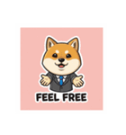 ビジネス柴犬シュウイチ第6弾スタンプ（個別スタンプ：1）
