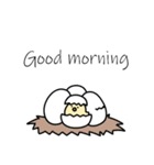 一匹狼のヒヨコ（個別スタンプ：18）