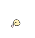 一匹狼のヒヨコ（個別スタンプ：21）