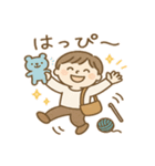 ゆるっと編みものライフ（個別スタンプ：8）