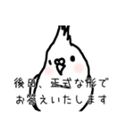 政治家オカメインコ（個別スタンプ：9）