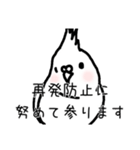 政治家オカメインコ（個別スタンプ：12）