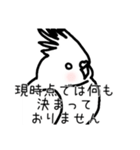 政治家オカメインコ（個別スタンプ：15）