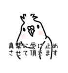 政治家オカメインコ（個別スタンプ：21）