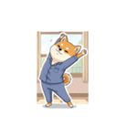 おうちでまったり柴犬シュウイチ（個別スタンプ：2）