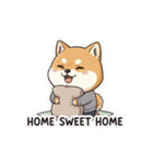 おうちでまったり柴犬シュウイチ（個別スタンプ：5）