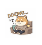 おうちでまったり柴犬シュウイチ（個別スタンプ：6）