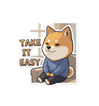 おうちでまったり柴犬シュウイチ（個別スタンプ：14）