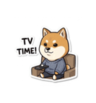 おうちでまったり柴犬シュウイチ（個別スタンプ：23）